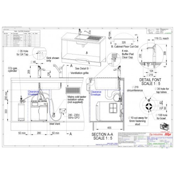 Zip H55783 HydroTap G5 BCS Classic Plus