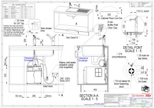 Zip HydroTap G5 Boiling u0026 Chilled Classic Plus H55784 2 Zip HydroTap G5 Boiling u0026 Chilled Classic Plus H55784 - Image 2