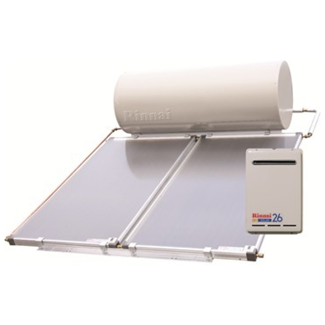 Solar Rinnai 26 Rinnai Glass Lined CC - 300GL/ CC2P /S26 - System 12 InstantFlow - Hot ...