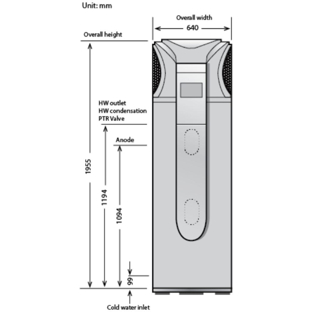 iStore 180L Heat Pump (Installed) InstantFlow Hot Water